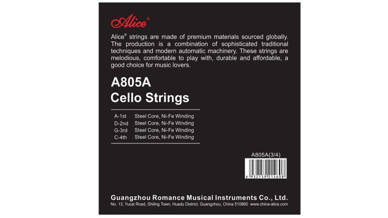 Set žica za violončelo A805A Alice