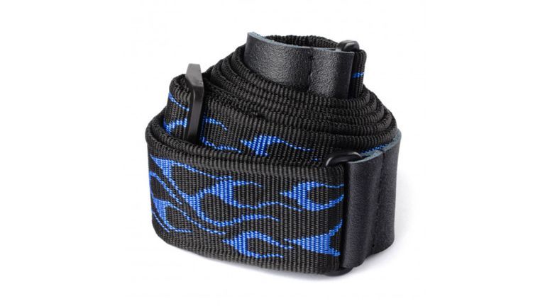 Dunlop D38-11BL Flambe Blue Kaiš za gitaru