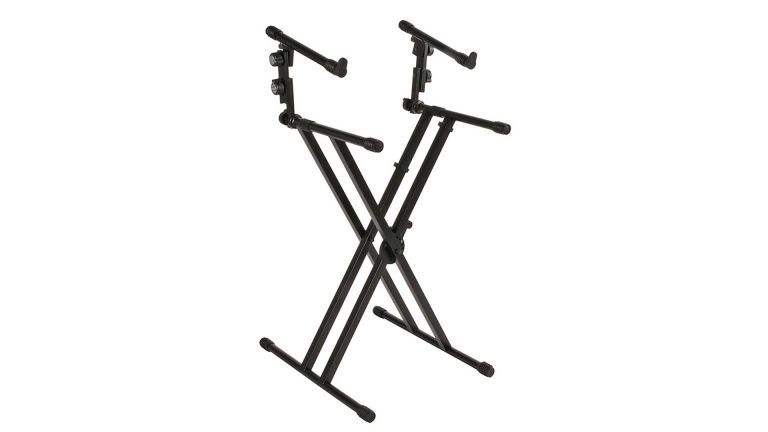 Quiklok 642 BK dupli X stalak za 2 klavijature