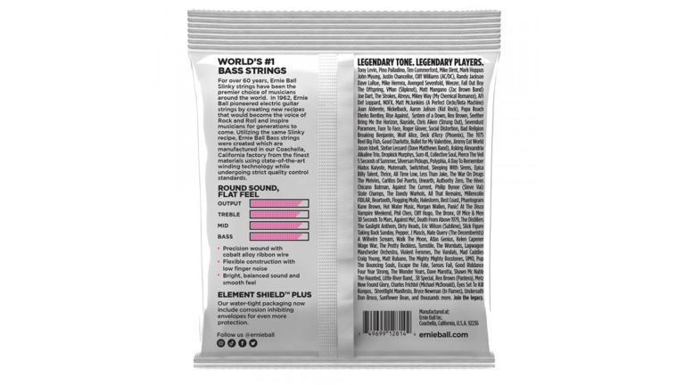 Ernie Ball 2814 Flatwound Slinky 45-100 Brušene