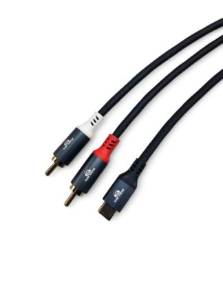 Audio kabal USB-C na 2 komada RCA dužine 2m