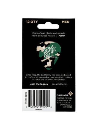Ernie Ball 9222 Camouflage Cellulose trzalice