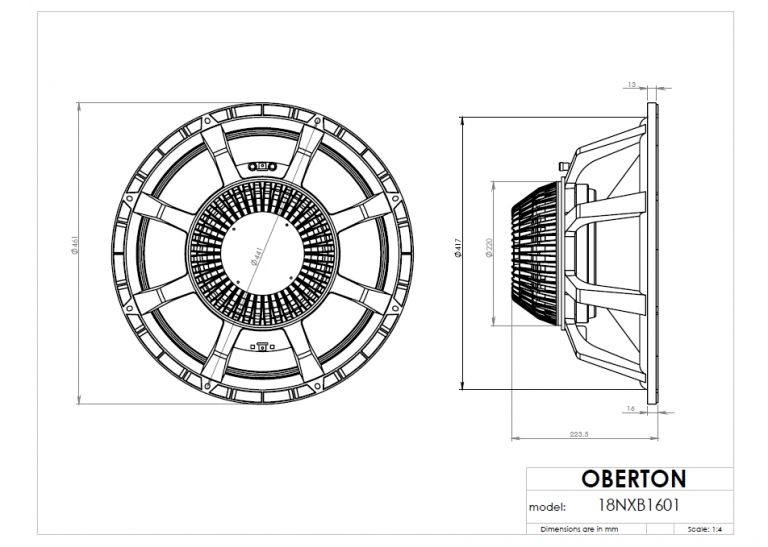 Oberton 18NXB1601