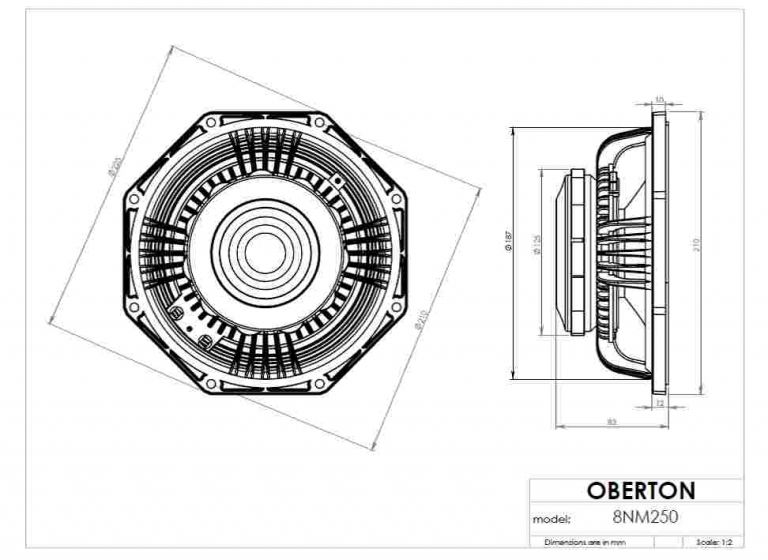 Oberton 8NM250 V2
